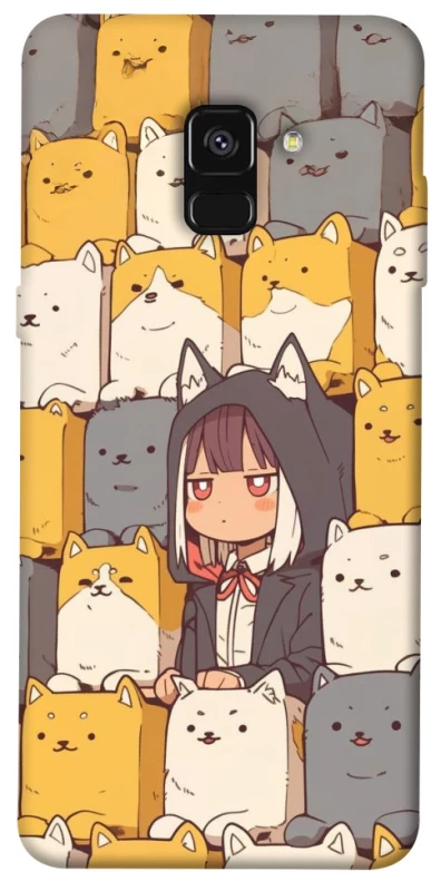Чохол на Samsung A530 Galaxy A8 (2018) Like a cat фото 1 з 1