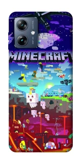 Чехол на Motorola Moto G54 Power Minecraft world фото 1 из 1