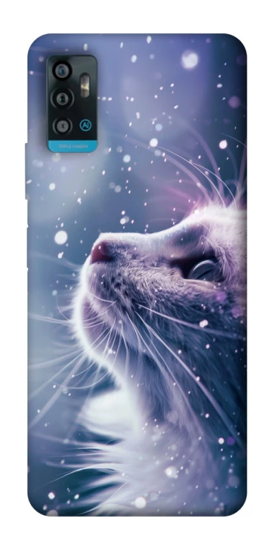 Чохол на ZTE Blade A71 Snow cat фото 1 з 1