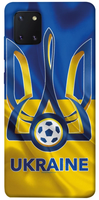 Чехол на Samsung Galaxy Note 10 Lite (A81) Футбольный Герб v3 фото 1 из 1