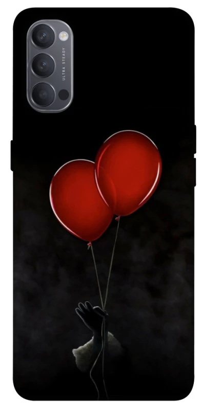 Чехол на Oppo Reno 4 Reds Balloons фото 1 из 1