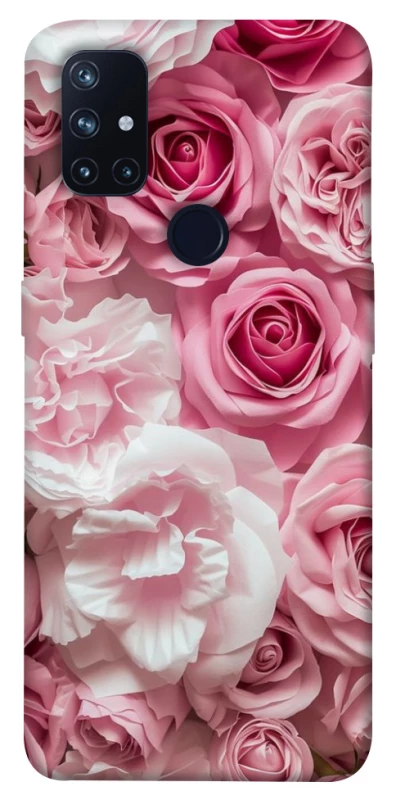 Чохол на OnePlus Nord N10 5G Рожеві Квіти фото 1 з 1