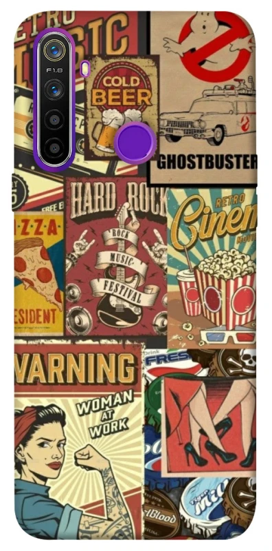 Чохол на Realme 5 Retro collage ver.2 фото 1 з 1
