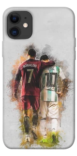 Чохол на Apple iPhone 11 (6.1") Ronaldo та Messi фото 1 з 1