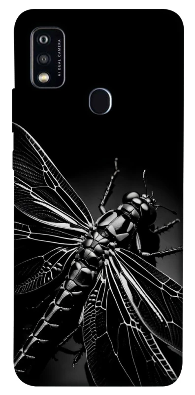 Чехол на ZTE Blade A51 Black dragonfly фото 1 из 1