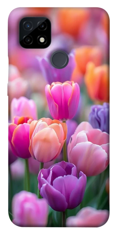 Чохол на Realme C21 Тюльпанове поле фото 1 з 1
