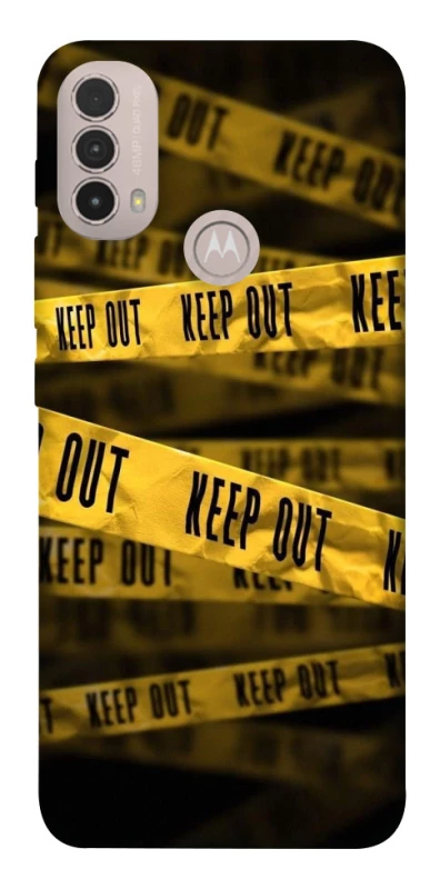 Чехол на Motorola Moto E40 keep out фото 1 из 1