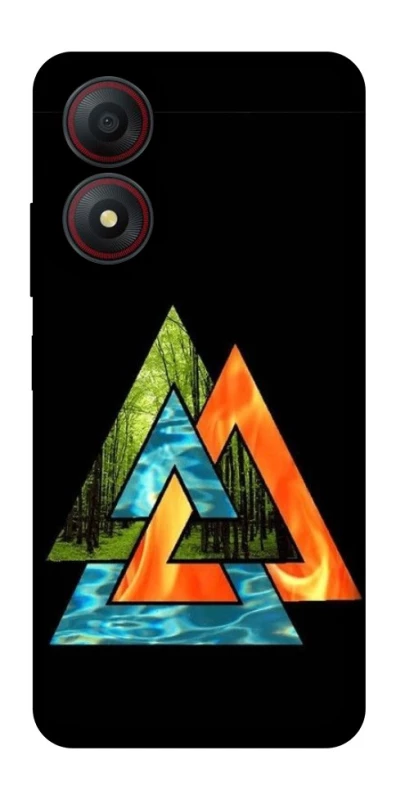 Чехол на ZTE Blade A34 4G Валькнут v4 фото 1 из 1