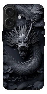 Чехол на Apple iPhone 17 (6.3") black dragon фото 1 из 1