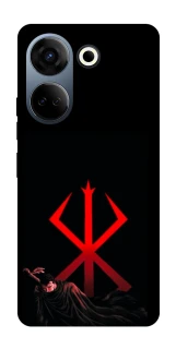 Чохол на TECNO Camon 20 Pro (CK7n) Berserk Red Logo фото 1 з 1