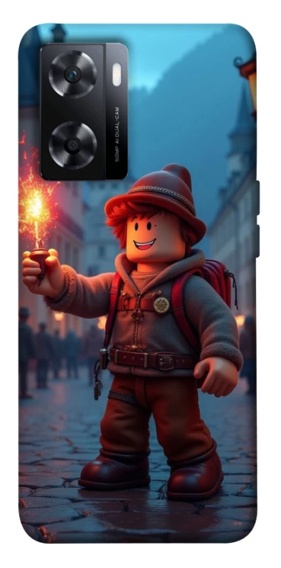 Чохол на OnePlus Nord N20 SE Roblox Fire Logo Blue Flames фото 1 з 1