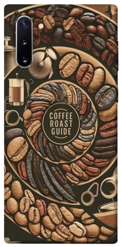Чехол на Samsung Galaxy Note 10 Coffee roast guide фото 1 из 1