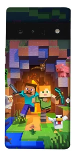 Чехол на Google Pixel 6 Pro Minecraft game фото 1 из 1