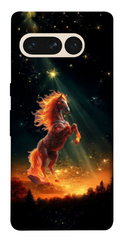 Чехол на Google Pixel 7 Pro Red Fire Horse ver.2 фото 1 из 1