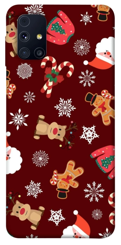 Чехол на Samsung Galaxy M31s Новогодний v6 фото 1 из 1