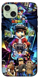 Чехол на Apple iPhone 15 Plus (6.7") Roblox collage ver.4 фото 1 из 1