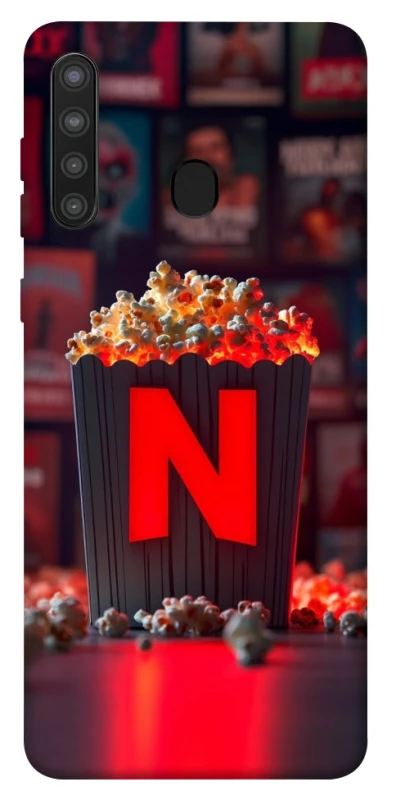 Чехол на Samsung Galaxy A21 Netflix and popcorn фото 1 из 1
