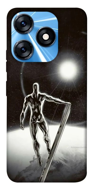 Чохол на TECNO Spark 10 Срібний серфер фото 1 з 1