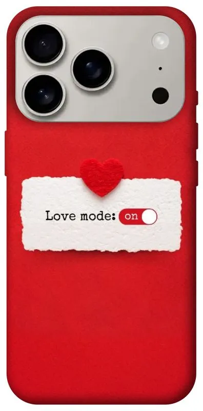 Чехол на Apple iPhone 18 Pro Love Mode ON фото 2 из 2