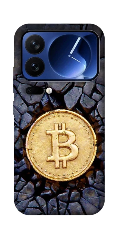 Чохол на Xiaomi Poco F7 Ultra Bitcoin cracks фото 1 з 1