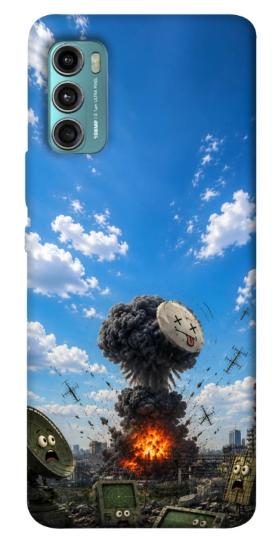 Чохол на Motorola Moto G60 Moscow never sleeps ver.6 фото 1 з 1