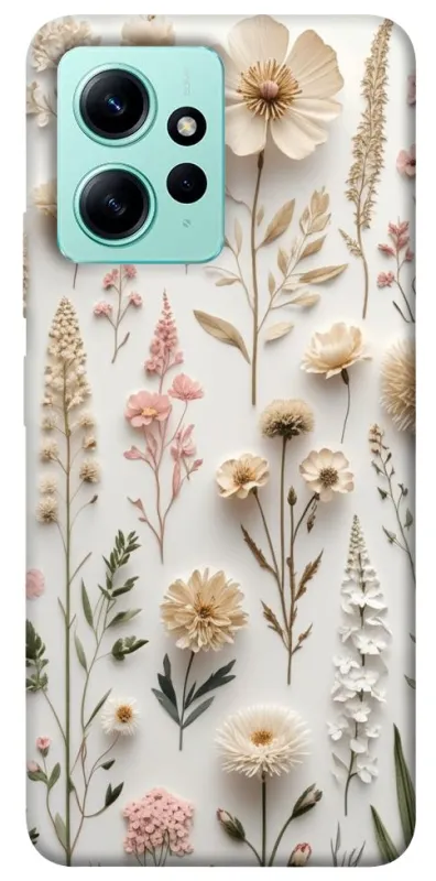 Чохол на Xiaomi Redmi Note 12 4G Floral design ver.1 фото 1 з 1