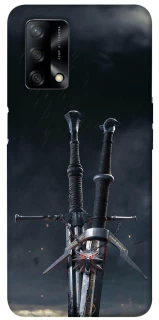 Чехол на Oppo A74 4G Мечи Ведьмака фото 1 из 1