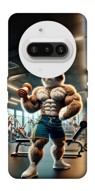 Чехол на Nothing Phone (3a) Качок кот фото 1 из 1