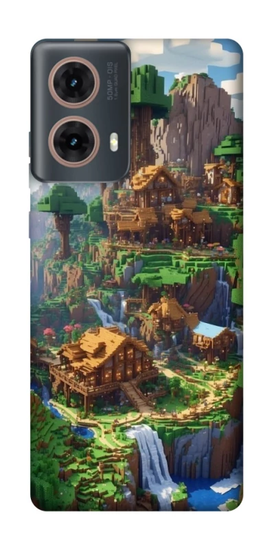 Чохол на Motorola Moto G85 Minecraft universe фото 1 з 1