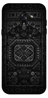 Чехол на Samsung A720 Galaxy A7 (2017) Черный ковер фото 1 из 1