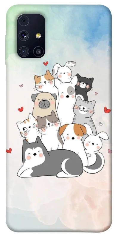 Чехол на Samsung Galaxy M31s Funny Pets ver.2 фото 1 из 1