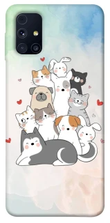 Чохол на Samsung Galaxy M31s Funny Pets ver.2 фото 1 з 1