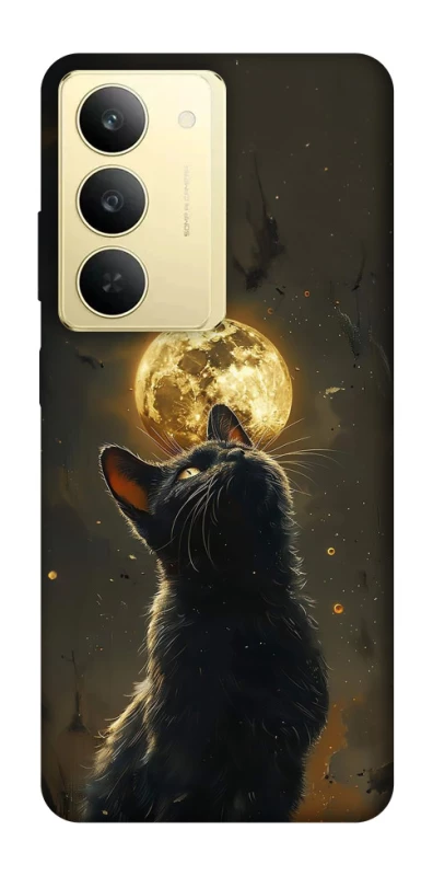 Чохол на Realme 14x Кіт під місяцем v2 фото 1 з 1