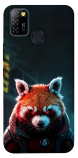 Чохол на Infinix Hot 10 Lite Cyber Red Panda фото 1 з 1