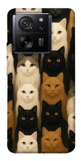 Чехол на Xiaomi 13T Colorful Cat Collage фото 1 из 1