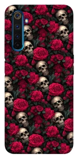 Чохол на Realme 6 Pro Черепа та рози фото 1 з 1