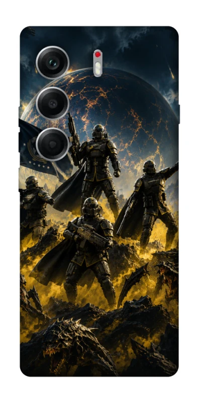 Чохол на Tecno Camon 40 HELLDIVERS фото 1 з 1