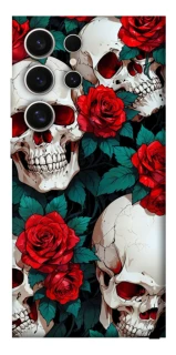 Чохол на Samsung Galaxy S25 Ultra skull and rose фото 1 з 1