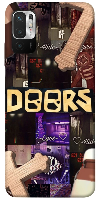 Чохол на Xiaomi Poco M3 Pro 4G / 5G Roblox doors dark mode фото 1 з 1