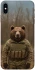 Чехол на Apple iPhone X (5.8") Медведь защитник фото 1 из 1