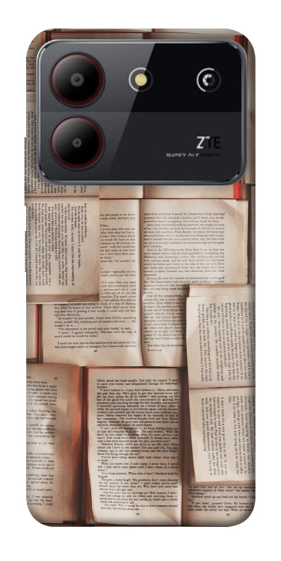 Чохол на ZTE Blade A54 4G Книги фото 1 з 1