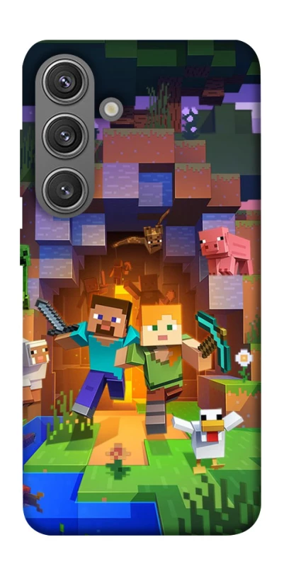 Чехол на Samsung Galaxy S24+ Minecraft game фото 1 из 1