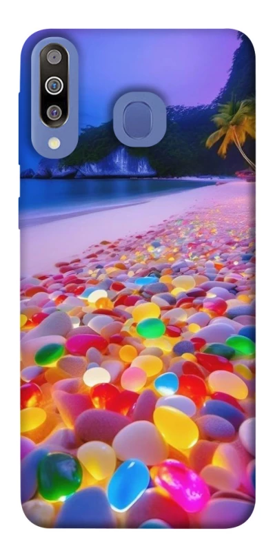 Чохол на Samsung Galaxy M30 Каміння світиться на березі фото 1 з 1