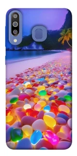 Чохол на Samsung Galaxy M30 Каміння світиться на березі фото 1 з 1