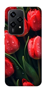 Чехол на Honor 200 Lite Красные тюльпаны фото 1 из 1