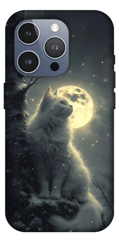 Чохол на Apple iPhone 16 Pro Max Кіт під місяцем фото 1 з 1