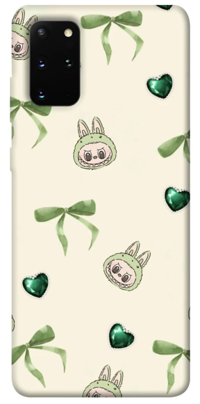 Чохол на Samsung Galaxy S20+ Labubu Green Heart фото 1 з 1