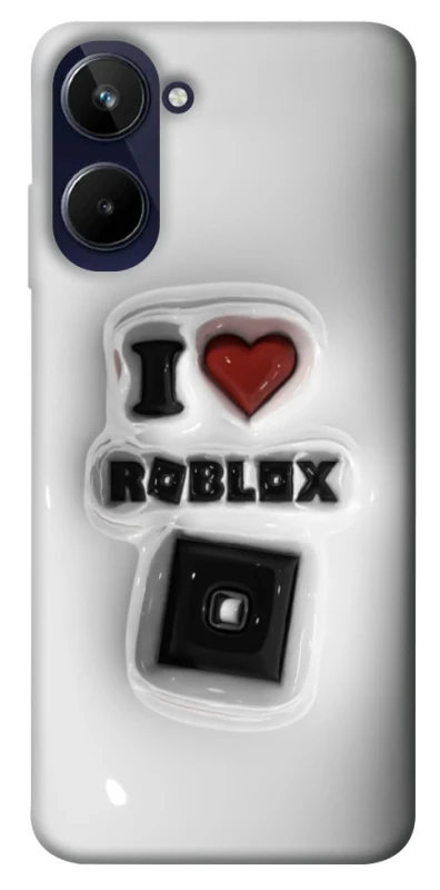 Чохол на Realme 10 4G I love Roblox фото 1 з 1