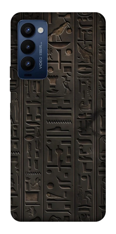 Чехол на TECNO Camon 18 Pro Hieroglyphs фото 1 из 1