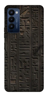 Чехол на TECNO Camon 18 Pro Hieroglyphs фото 1 из 1